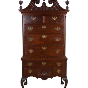 A Chippendale Style Mahogany