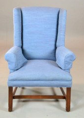 A CHIPPENDALE STYLE UPHOLSTERE