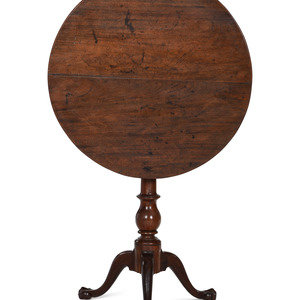 A Chippendale Walnut Claw and