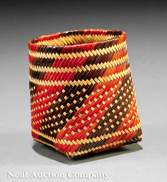 A Chitimacha Double Weave Basket