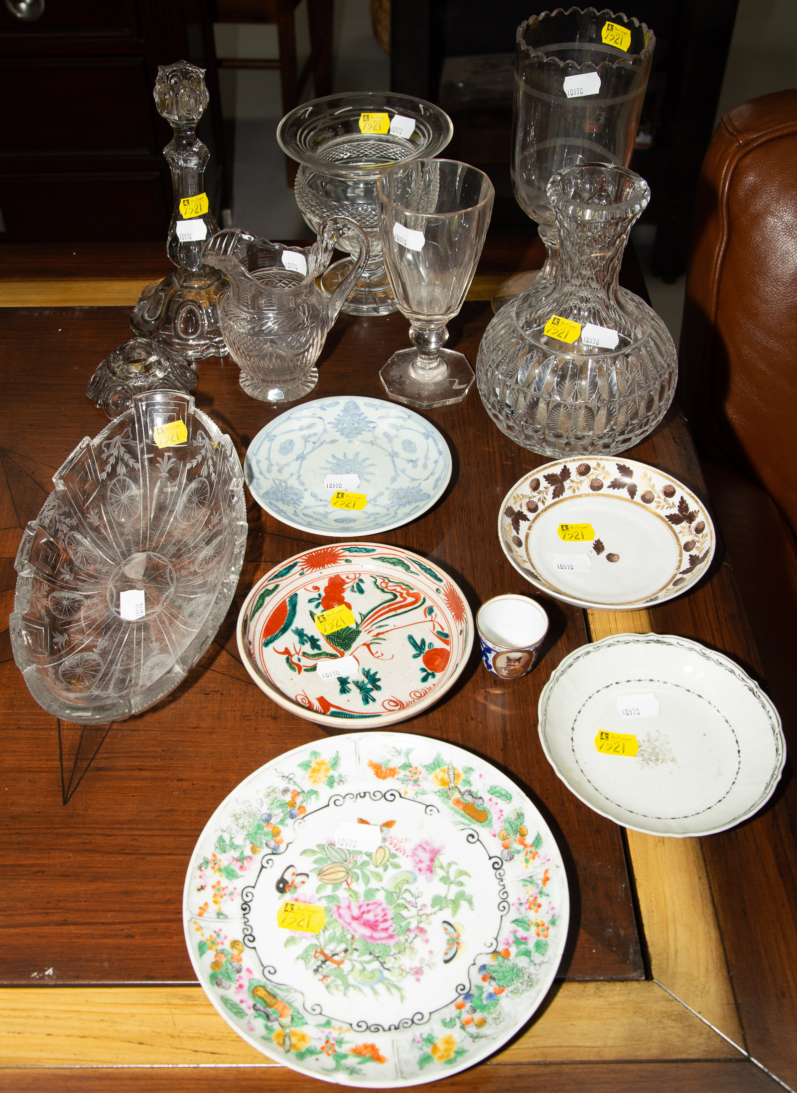 A CHOICE LOT OF GLASSWARE &
