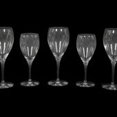 A Christofle Albi Glass Stemwa