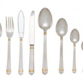 A Christofle Aria Silver-Plate