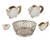 A CHRISTOFLE ART DECO SILVER-P