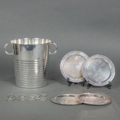A CHRISTOFLE PLATED ICE BUCKET