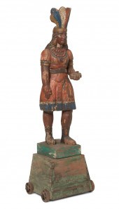 A CIGAR STORE NATIVE AMERICAN