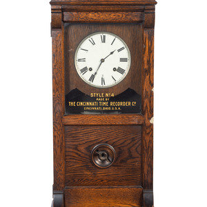 A Cincinnati Time Recorder Clock