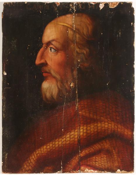 A CIRCA 17TH CENTURY PORTRAIT OF