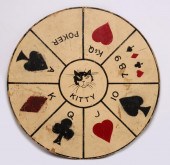 A CIRCA 1930S POKER RUMMY GAME