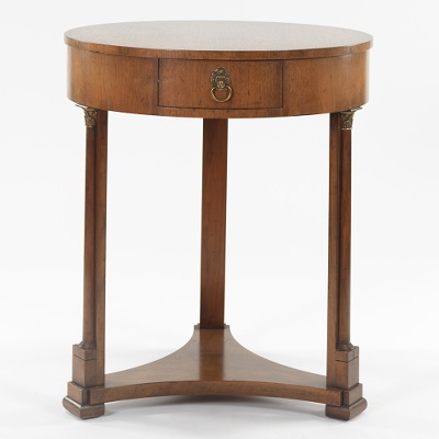 A Circular Empire Style Wood
