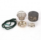 A circular silver box, Berthol