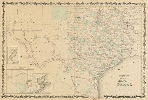 A CIVIL WAR ERA ANTIQUE MAP,