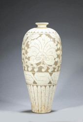 A CIZHOU TYPE WHITE-GLAZED AND