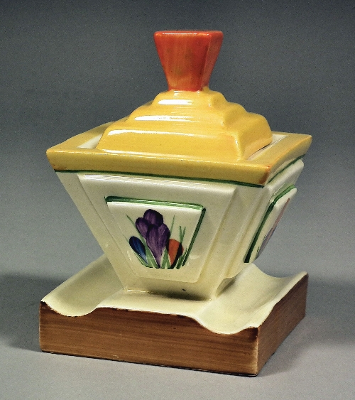A Clarice Cliff Bizarre pottery