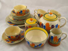 A Clarice Cliff crocus pattern