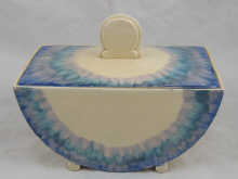 A Clarice Cliff dish and cover of