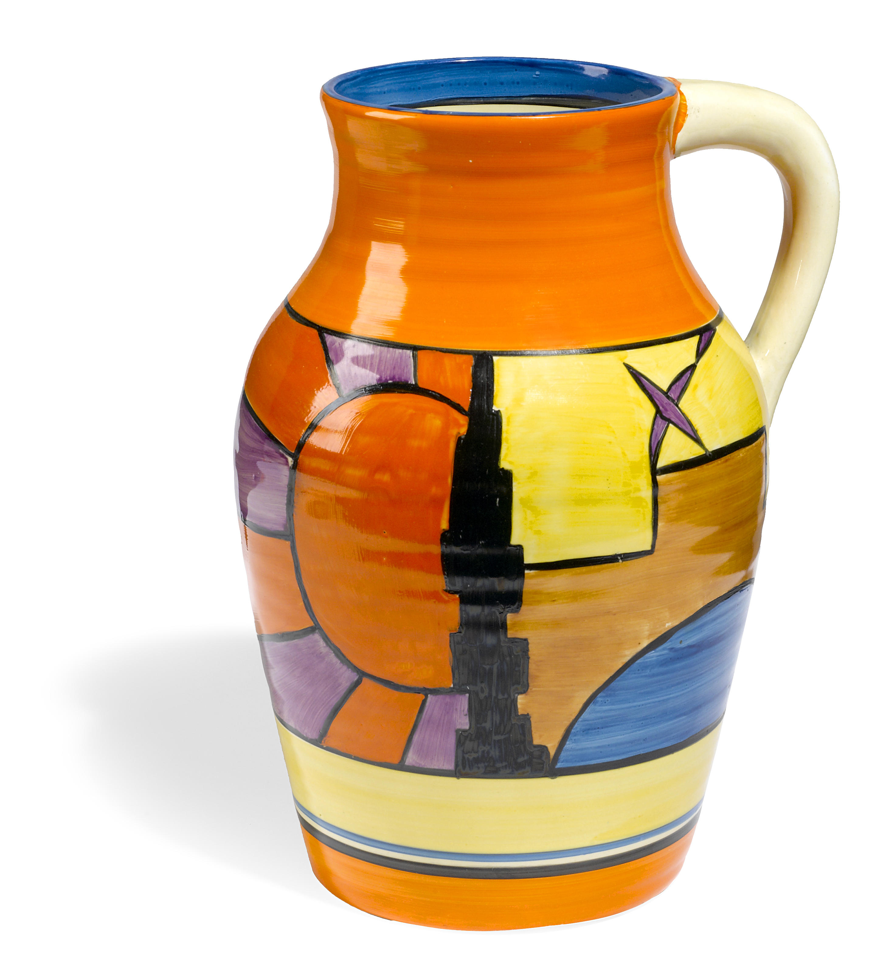 A Clarice Cliff Sunray single