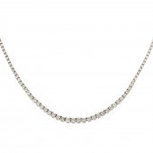 A CLASSIC DIAMOND RIVIERA NECK