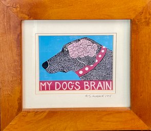 A classic Stephen Huneck dog print,