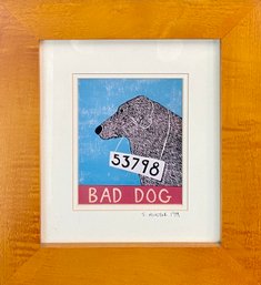 A classic Stephen Huneck dog print,