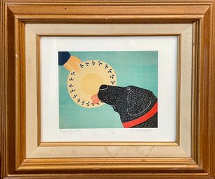 A classic Stephen Huneck print of a