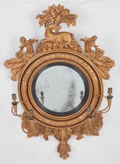 A CLASSICAL CARVED GILT WOOD G