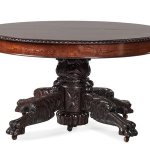 A Classical Carved Mahogany