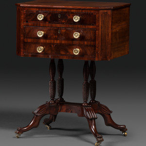 A Classical Figured Mahogany Two