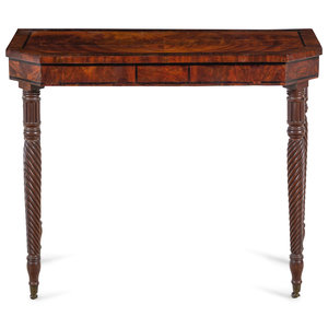 A Classical Mahogany Console