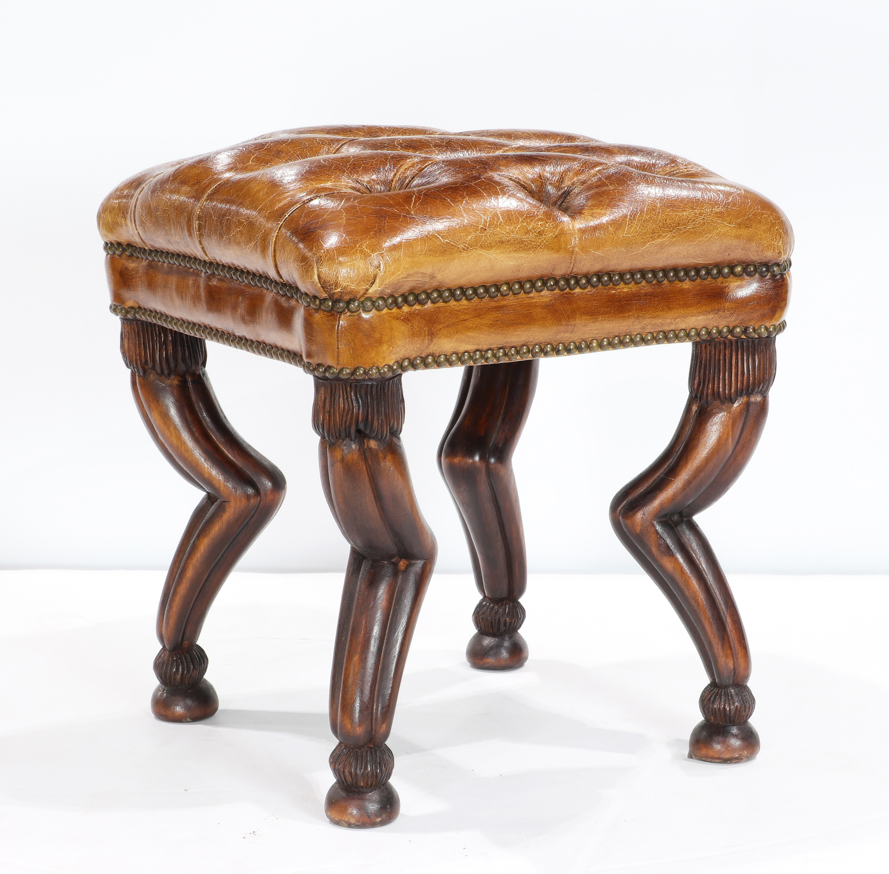 A CLASSICAL STYLE OTTOMAN A