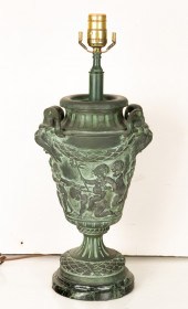 A CLASSICAL STYLE PATINATED ME