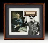 A CLIPPED AUTOGRAPH, SIGNED, S