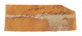 A clipped signature of Andrew