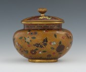 A Cloisonne Covered Incense Ja