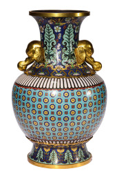 A CLOISONNÉ ENAMEL 'CHRYSANTHE
