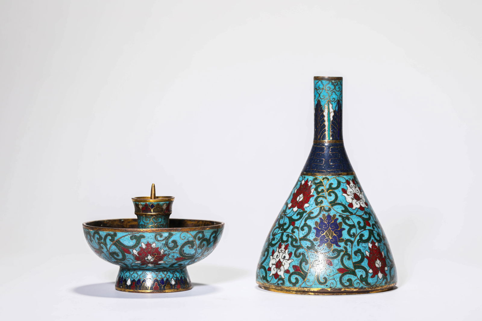 A CLOISONNé ENAMEL 'INTERLOCKING