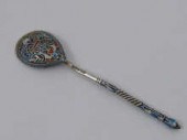 A cloisonne enamelled Russian