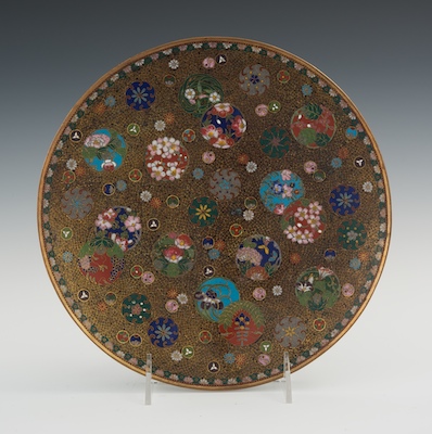 A Cloisonne Plate in Archaic