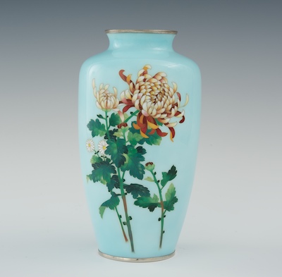 A Cloisonne Vase with Autumn