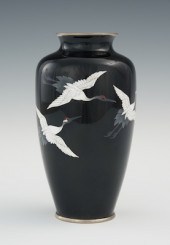 A Cloisonne Vase with Flying C