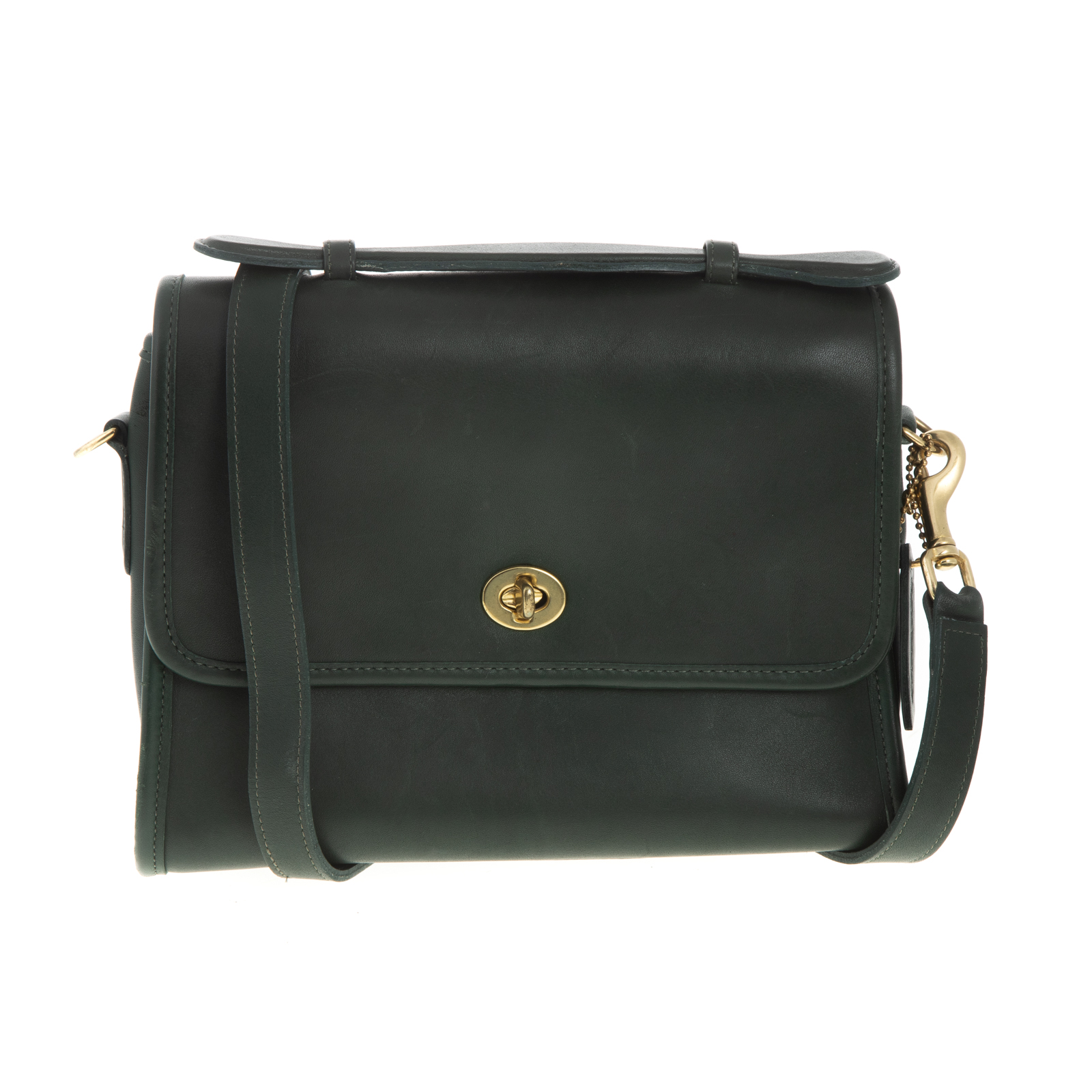A COACH KIP TURN-LOCK CROSSBODY
