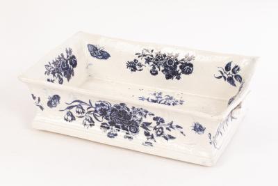 A Coalport blue and white