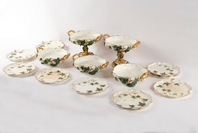 A Coalport part dessert service,