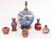 A Cobridge stoneware lamp base