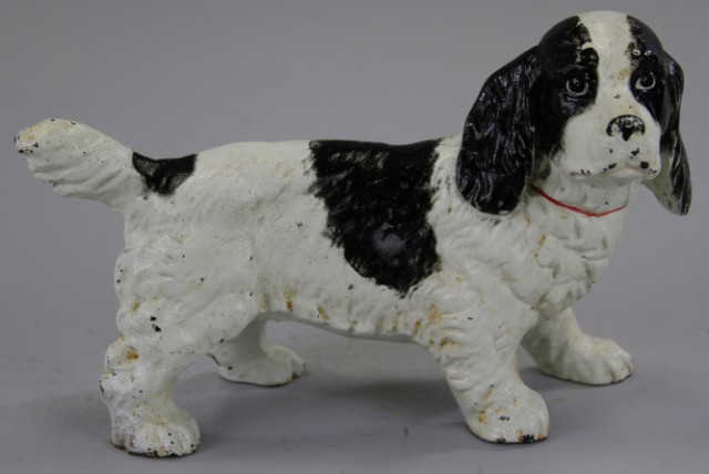 a/ COCKER SPANIEL DOORSTOP Hubley