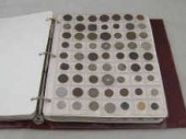 A coin album containing an ext