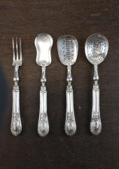 A COIN SILVER TANKARD AND SET
