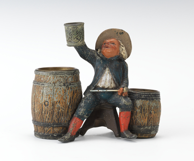 A Cold Painted Figural Smoking