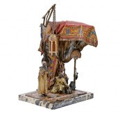 A cold painted Vienna bronze o