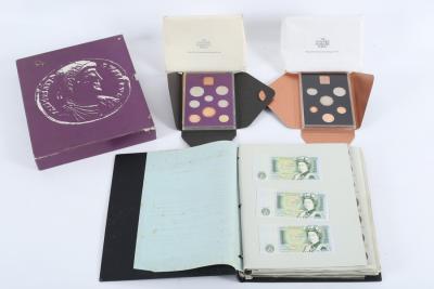 A Collecta coin album containing